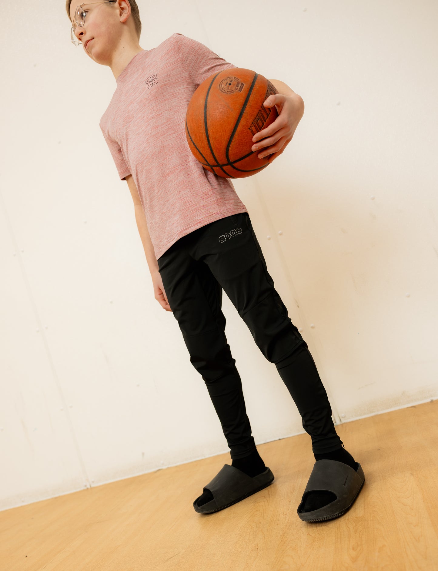 Sports Pants - zipper bottom - black