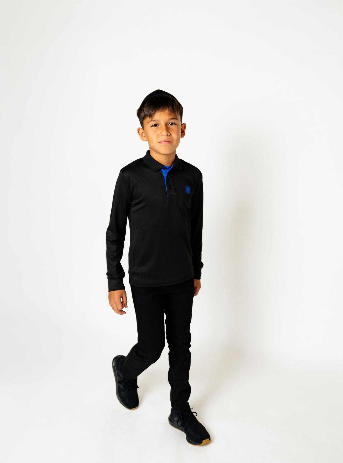 Sport Contrast Polo - black/blue