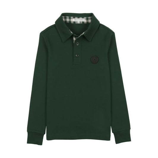 Gingham Polo - green