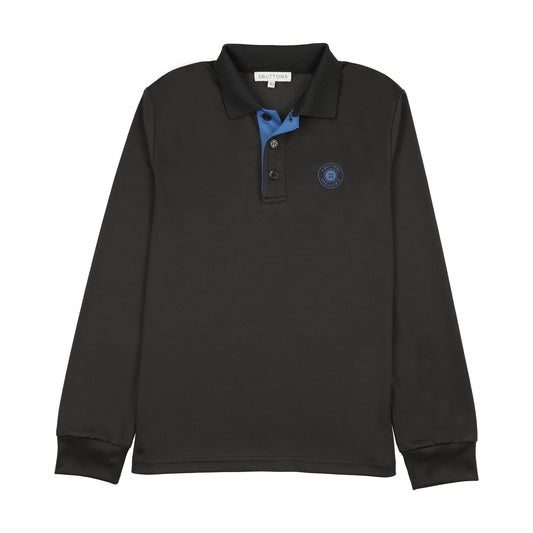 Sport Contrast Polo - black/blue