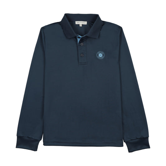 Sport Contrast Polo - blue/lt blue