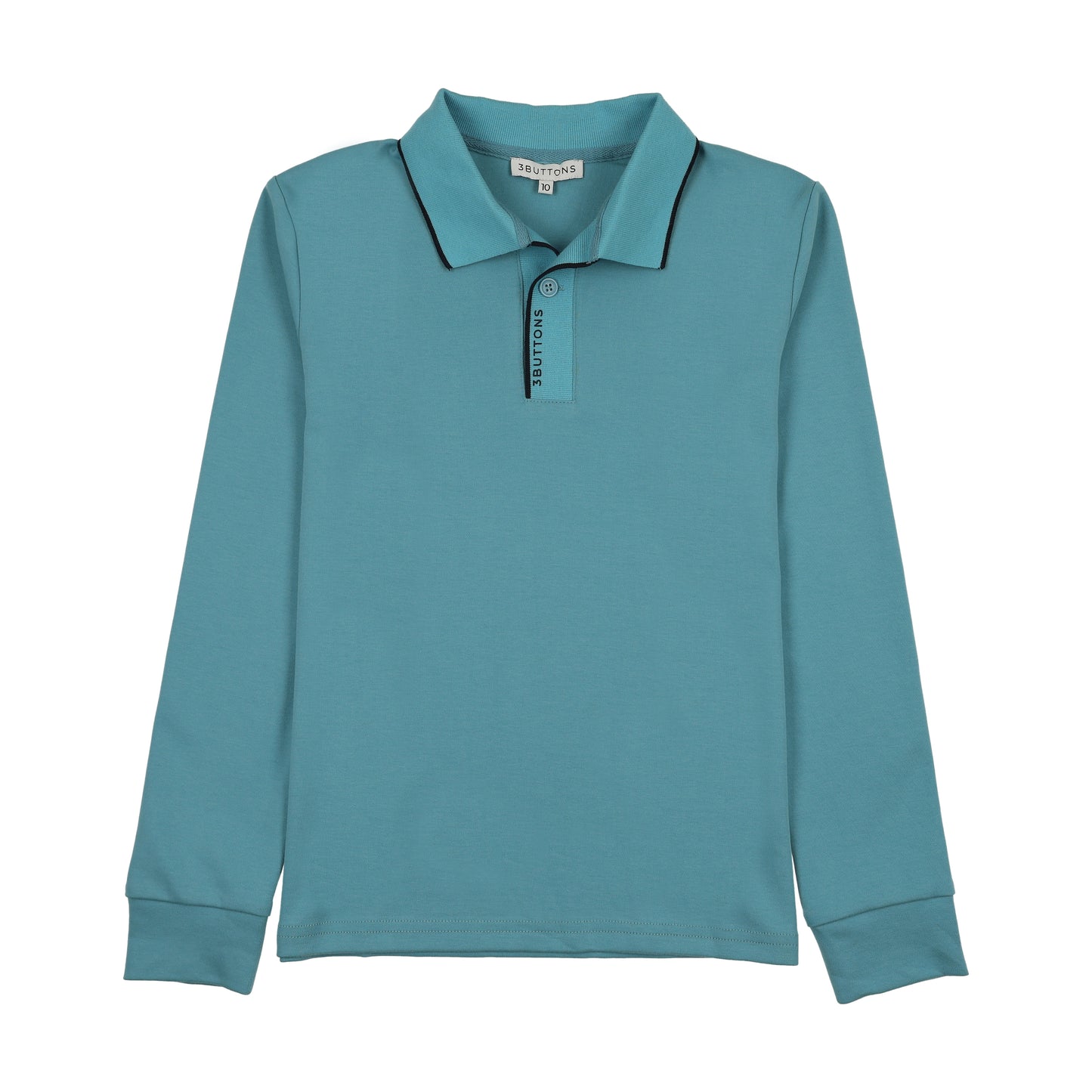 Stripe Edge Polo - lt blue/dk blue