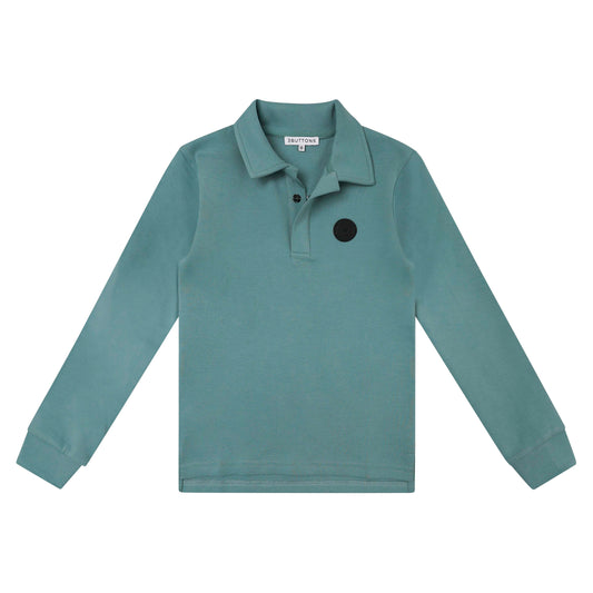 Sweatshirt Polo - ocean blue